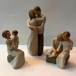 Willow Tree Demdaco 3 Figures Collection.